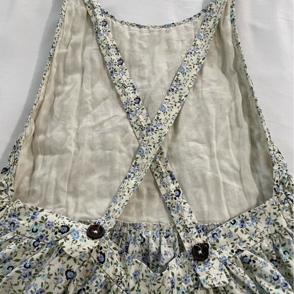 Free People Petunia Mini Dress in Tea Combo Size Small - Picture 4 of 8